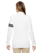 adidas Golf Ladies' climalite 3-Stripes Full-Zip A191 WHITE/ BLACK