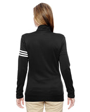 adidas Golf Ladies' climalite 3-Stripes Full-Zip A191 BLACK/ WHITE