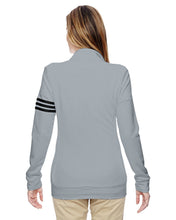 adidas Golf Ladies' climalite 3-Stripes Full-Zip A191 CHROME/ BLACK