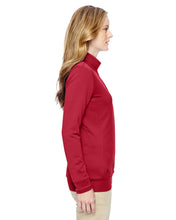 adidas Golf Ladies' climalite 3-Stripes Full-Zip A191 POWER RED/ BLACK