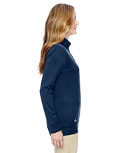 adidas Golf Ladies' climalite 3-Stripes Full-Zip A191 NAVY/ WHITE