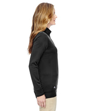 adidas Golf Ladies' climalite 3-Stripes Full-Zip A191 BLACK/ WHITE
