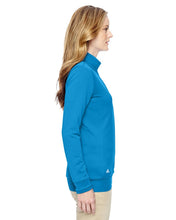 adidas Golf Ladies' climalite 3-Stripes Full-Zip A191 OASIS/ WHITE