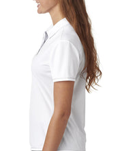 adidas Golf Ladies' climacool Mesh Color Hit Polo A222 WHITE/ MID GREY