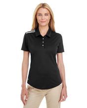 adidas Golf Ladies' 3-Stripes Shoulder Polo A235 BLACK