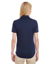 adidas Golf Ladies' 3-Stripes Shoulder Polo A235 NAVY