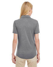 adidas Golf Ladies' 3-Stripes Shoulder Polo A235 BLACK HEATHER