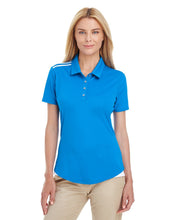 adidas Golf Ladies' 3-Stripes Shoulder Polo A235 SHOCK BLUE