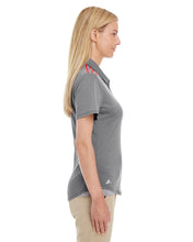 adidas Golf Ladies' 3-Stripes Shoulder Polo A235 BLACK HEATHER